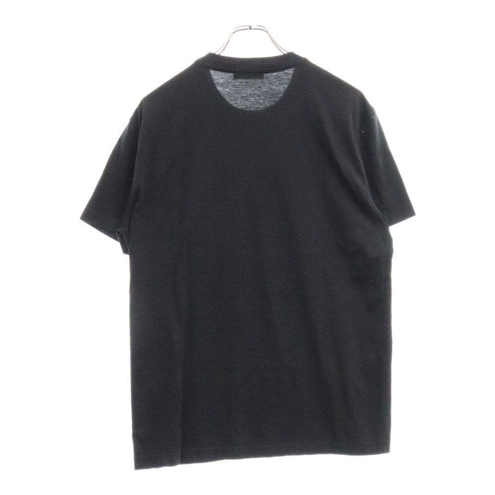 PRADA (プラダ) フロント ロゴ刺繍 クルーネック 半袖Tシャツ