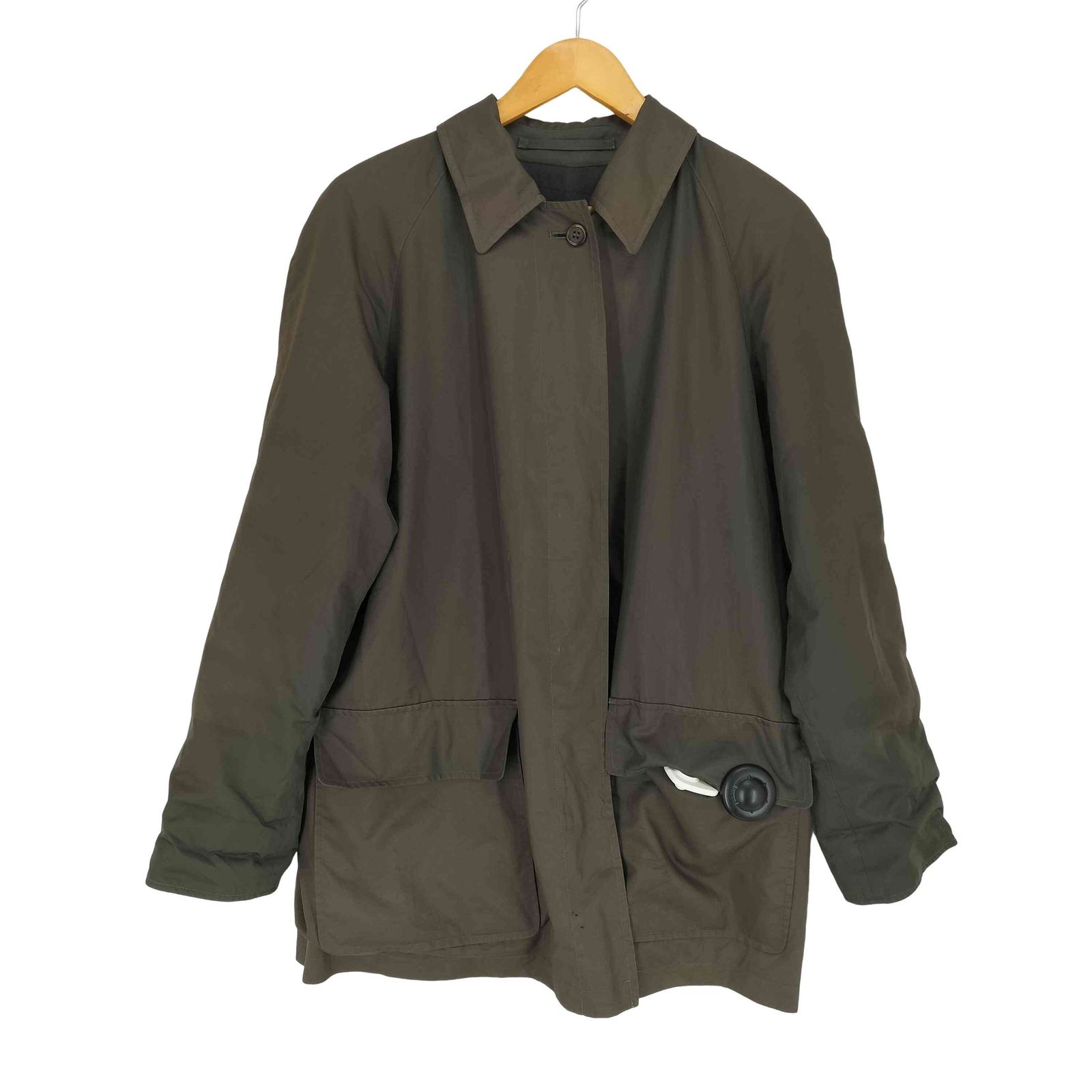 バーバリーロンドン BURBERRY LONDON MADE IN ENGLAND ナイロン中綿ハーフコート レディース 表記無