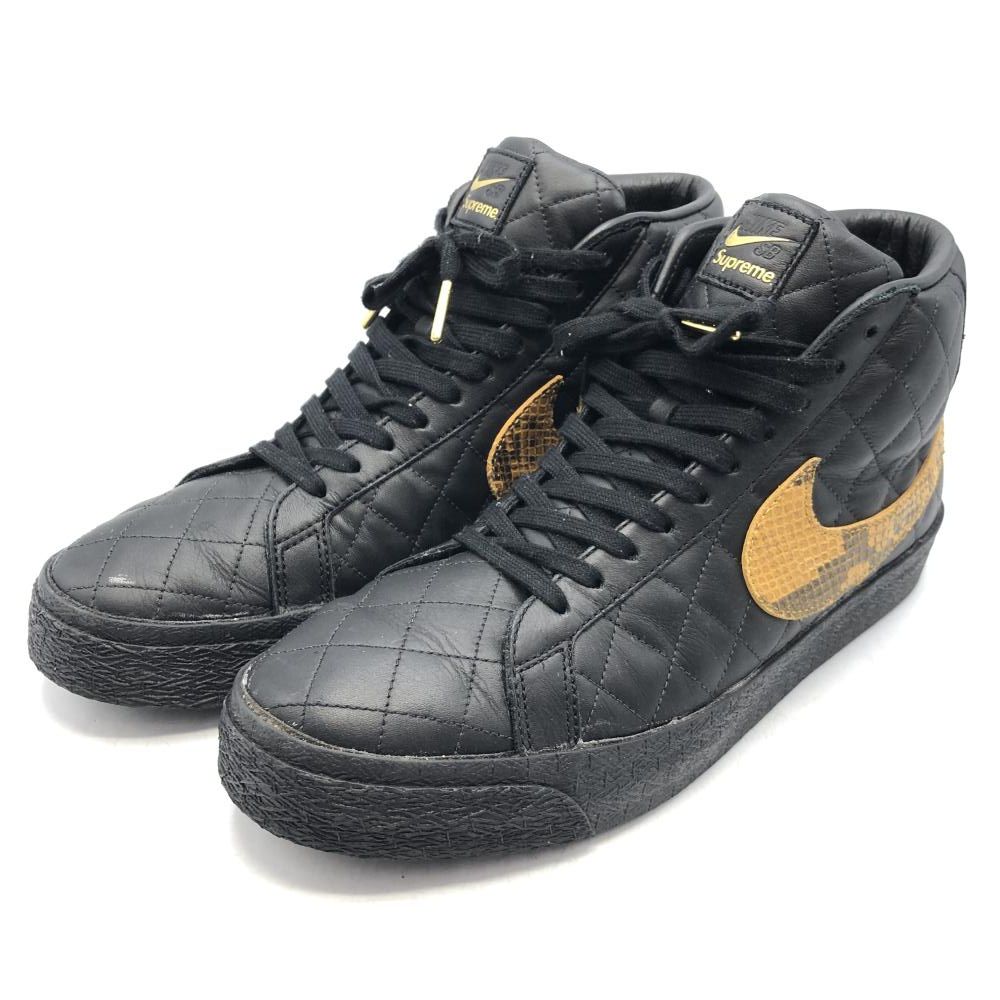 supreme mid black 28.5cm