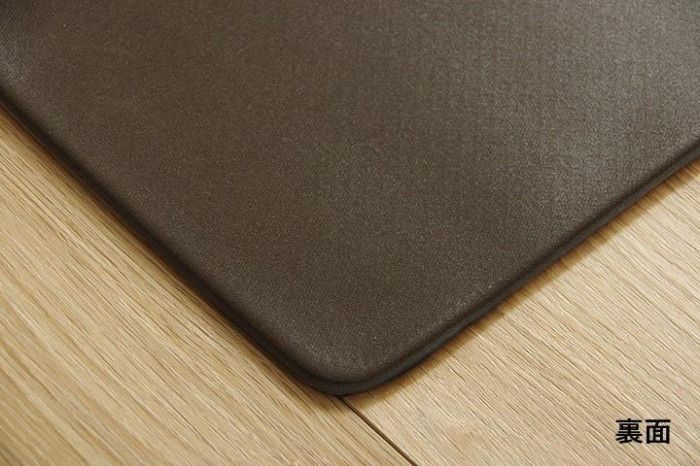 キッチンマット | 北欧風 約45×180cm おしゃれ 拭ける アイテム ピンク 拭けるキッチンマット 「PVC 北欧 BACKYARD ｜キッチンマット 北欧風拭けるキッチンマット by 家具