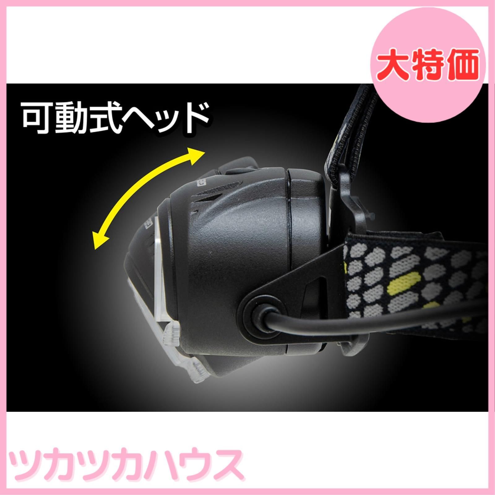 GENTOS W5-400H USBヘッドライト 700ルーメン 2個セット GENTOS