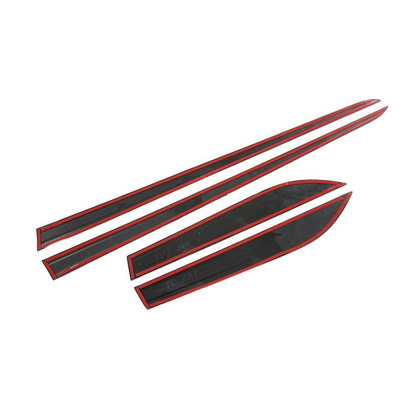 本田 ホンダ 23年式 シビック ハッチバック ドアモール ドアガーニッシュ カーボン調 4枚セット ABS素材 ドレスアップ 改装パーツ 外装 カスタムパーツ