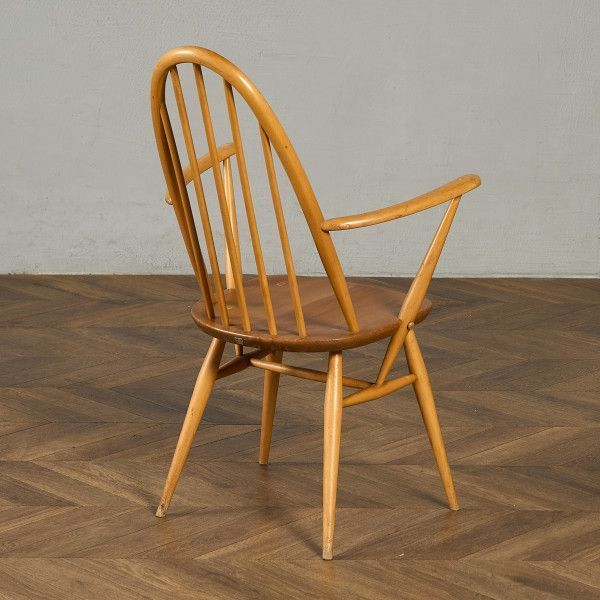 アーコール ERCOL ヴィンテージ クエーカー アームチェア ブルー