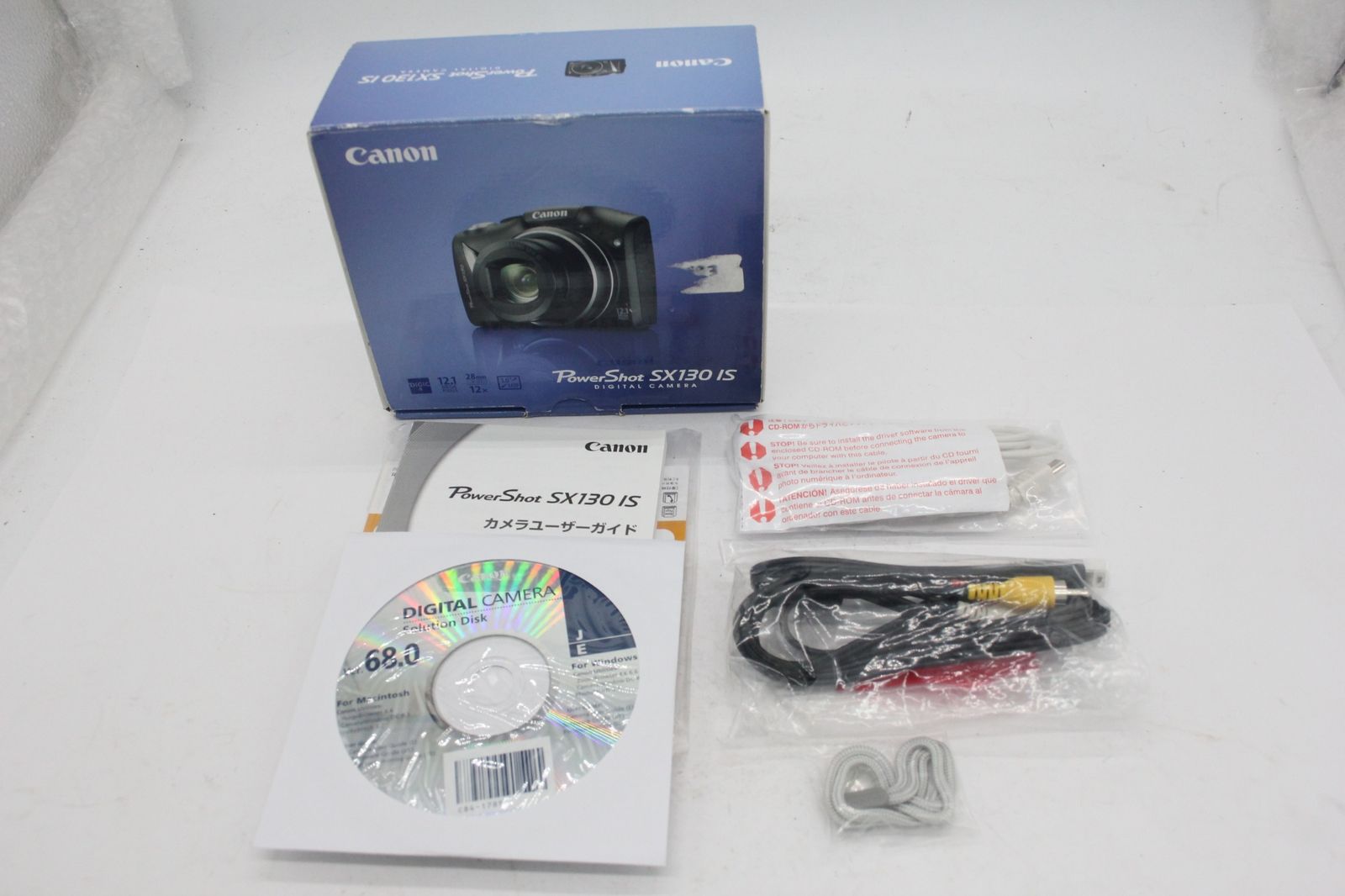 返品保証】 【便利な単三電池で使用可】キャノン Canon PowerShot SX130 IS ブラック 12x 元箱付き コンパクトデジタルカメラ  v1909 - メルカリ