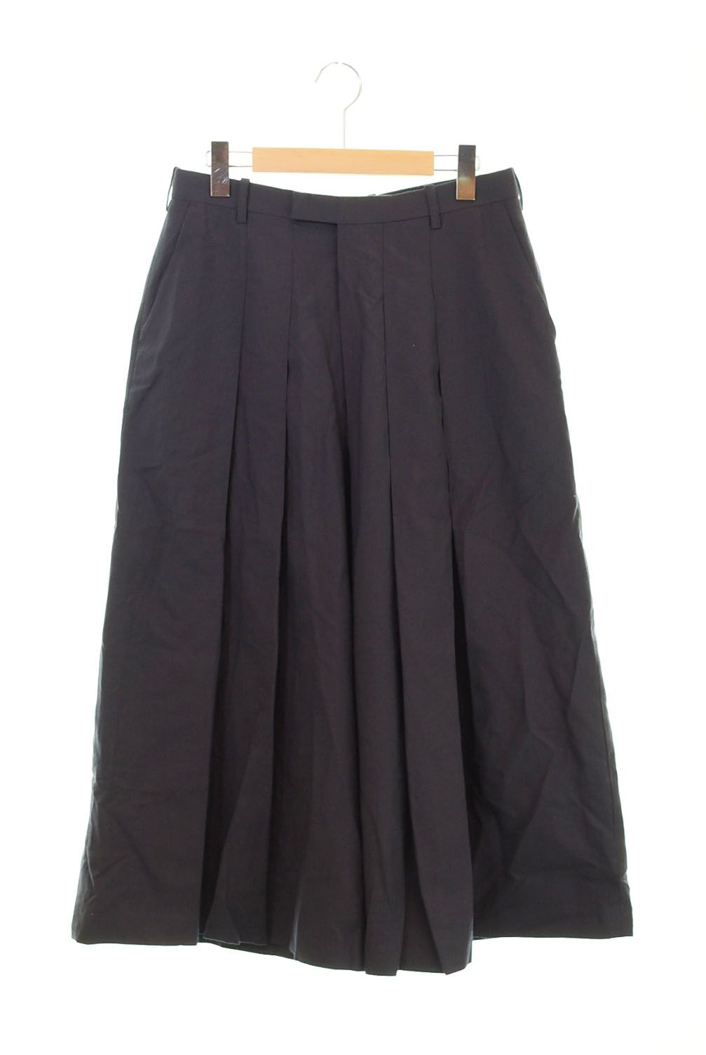 ラッドミュージシャン LAD MUSICIAN CROPPED WIDE SLACKS クロップド ワイド パンツ 袴パンツ 2121-555 ボトムスその他 ネイビー 44 103MB-338