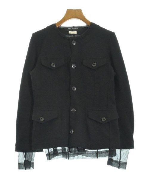 【Lサイズ✨️LEONARD】 ウール トリム ノーカラー ジャケット 40 Lサイズ✨️LEONARD】 ウール トリム ノーカラー ジャケット 40