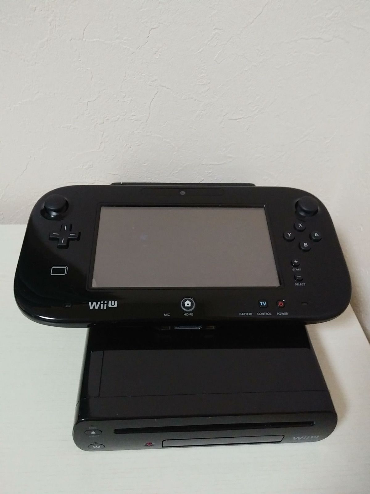 Nintendo Wii U 本体 ブラック 付属品あり - メルカリ