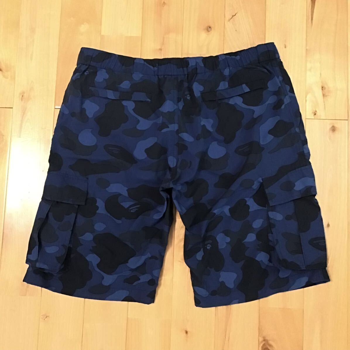 ☆初期☆ Blue camo cargo beach shorts Sサイズ a bathing ape BAPE 水着 エイプ ベイプ アベイシングエイプ  迷彩 ハーフパンツ - メルカリ