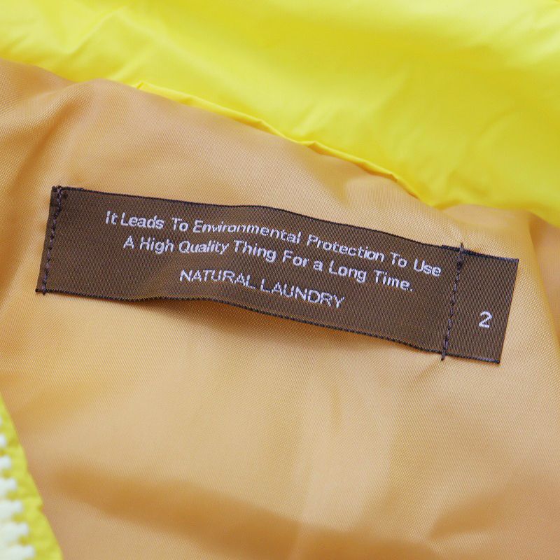 美品 定価26000円 ナチュラルランドリー NATURAL LAUNDRY フード付き 