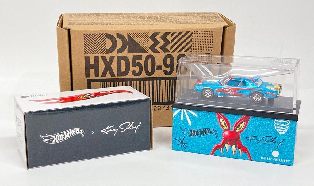 Mattel HOTWHEELS|MATTEL CREATIONS Kenny Scharf Scharf Custom T-Bird HXD50