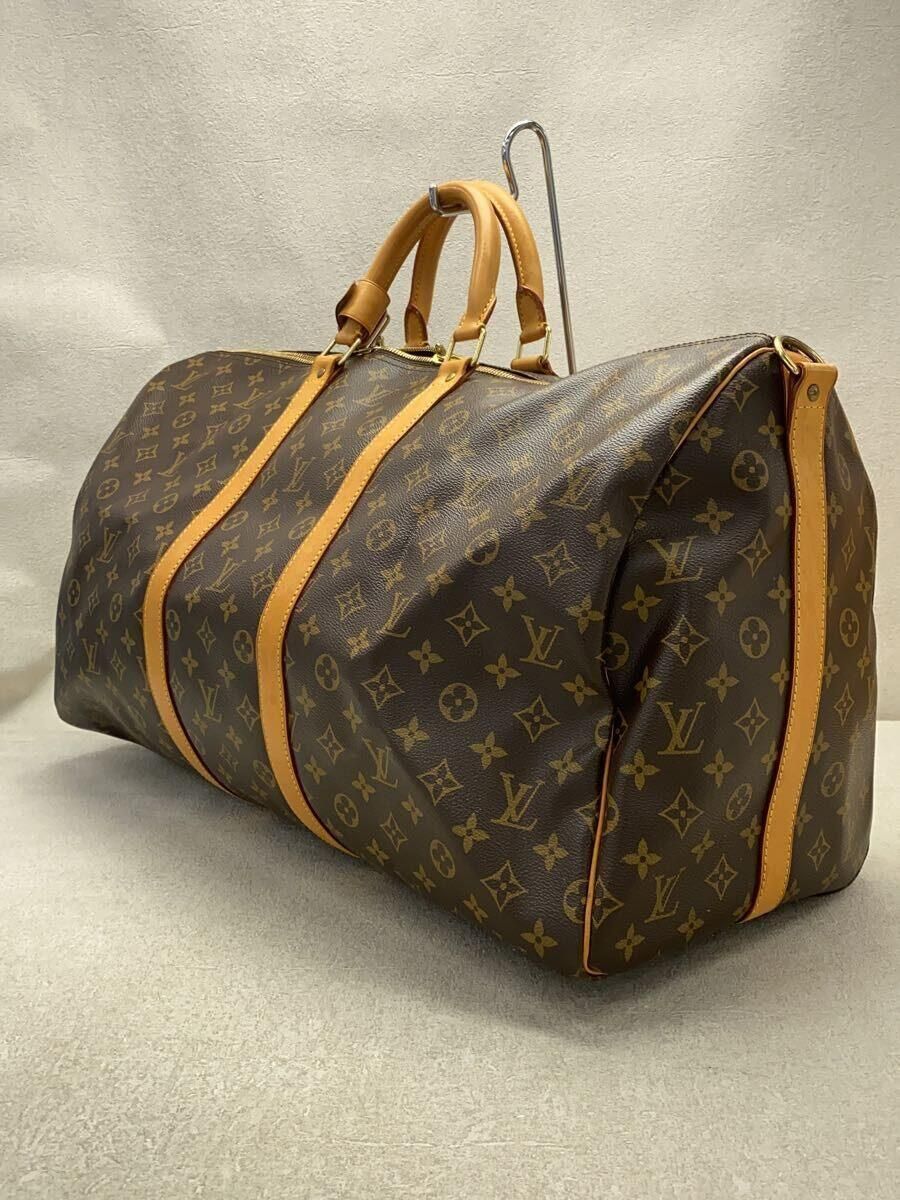 LOUIS VUITTON キーポル・バンドリエール55_モノグラム・キャンバス_BRW PVC ブラウン - メルカリ