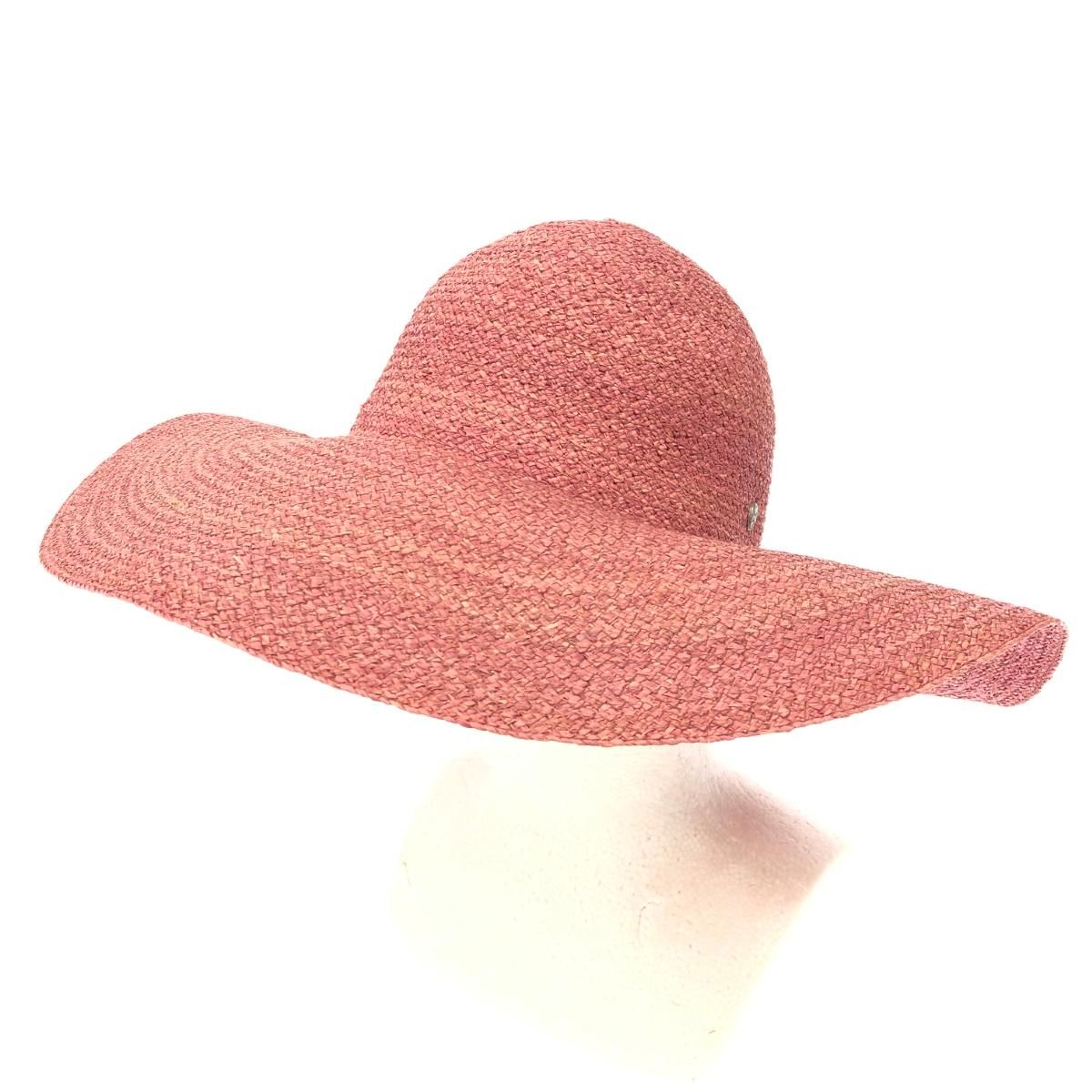 Helen Kaminski ヘレンカミンスキー ラフィアハット 帽子 ピンク