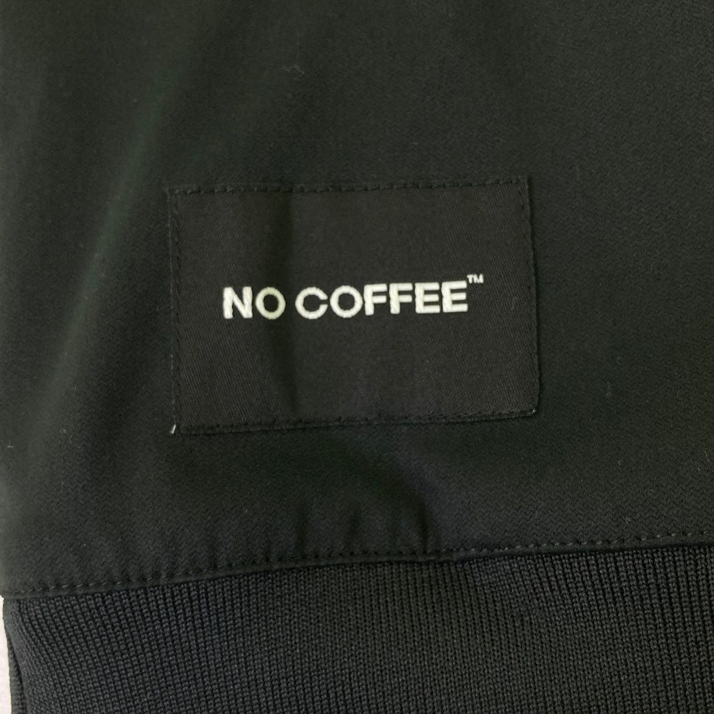サイズ：M NO COFFEE ノーコーヒー ×CLUBHAUS ハーフジップ 長袖ブルゾン  ブラック系 [240101480504] ゴルフウェア メンズ ストスト サイズ：M NO COFFEE ノーコーヒー ×CLUBHAUS ハーフジップ 長袖