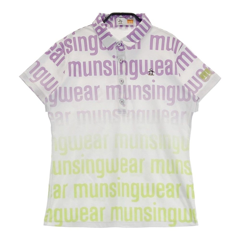 サイズ：LL MUNSING WEAR マンシングウェア 半袖ポロシャツ 総柄