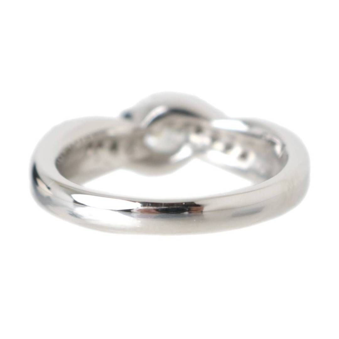 Pt900/プラチナ ダイヤ デザインリング 中0.507・0.20ct 11.5号 8.6g
