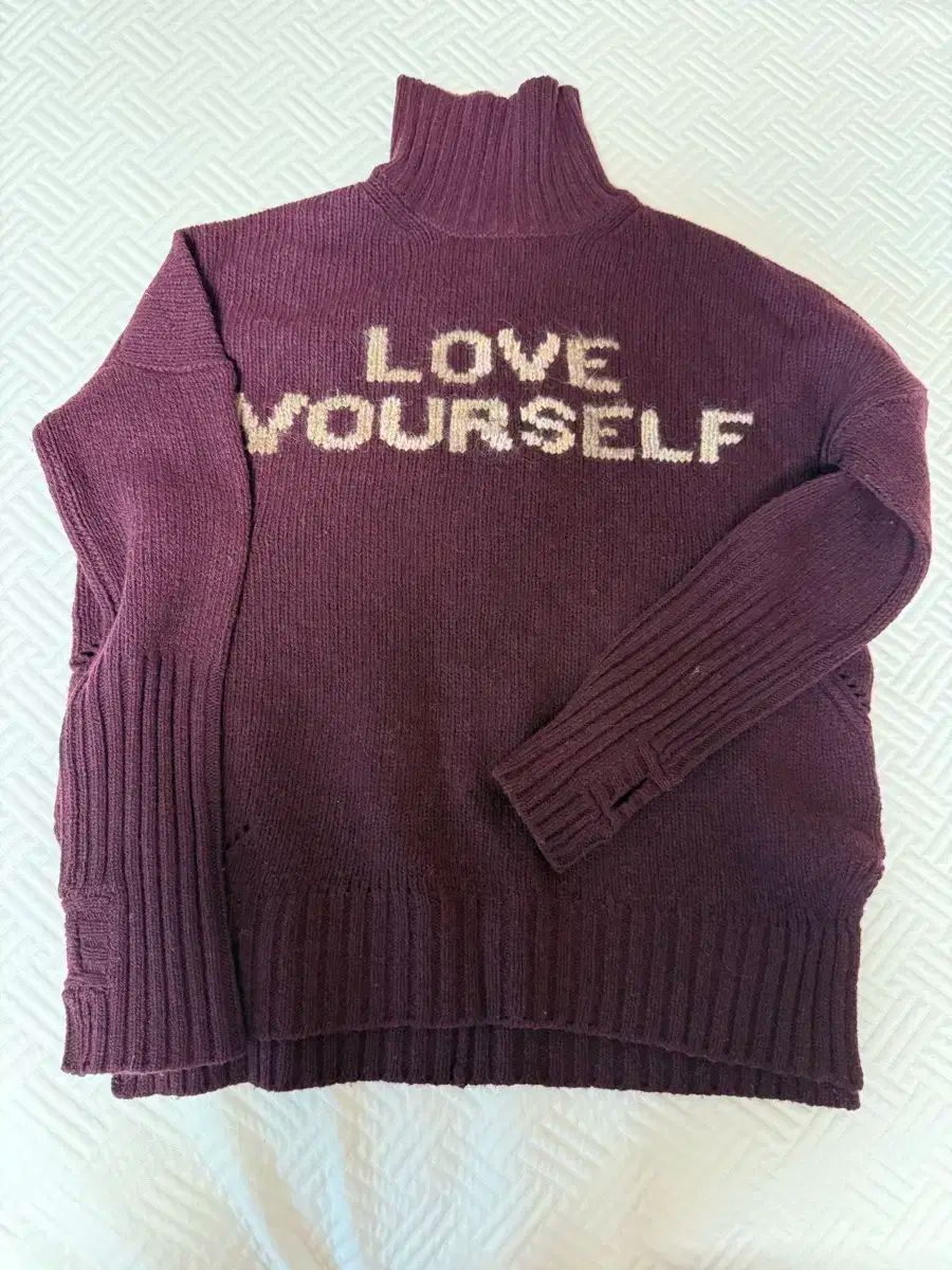 ZADIG-VOLTAIRE ザディグ エ ヴォルテール Alma Mw Love Yourself メリノ ウール タートルネック
