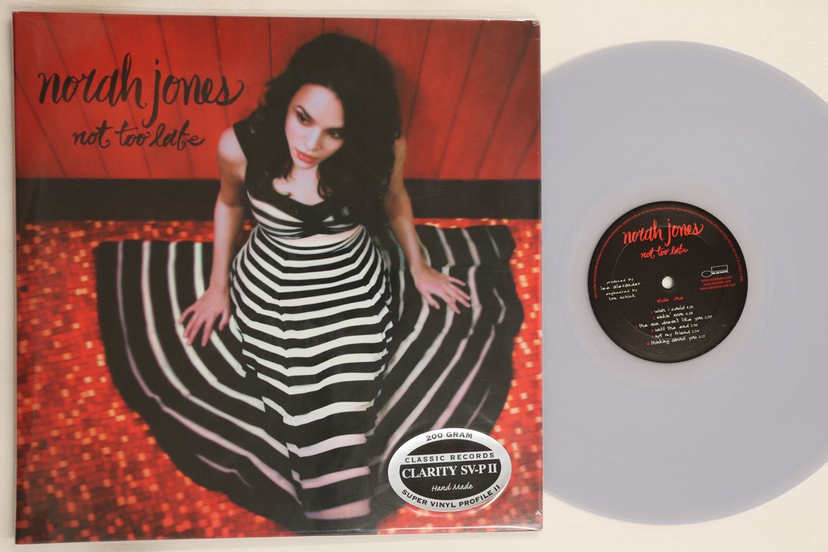 box LP GRIM(小長谷淳)LOVE SONG 版元完売 米LP Norah Jones Not Too Late (200g) 094637451618 Classic