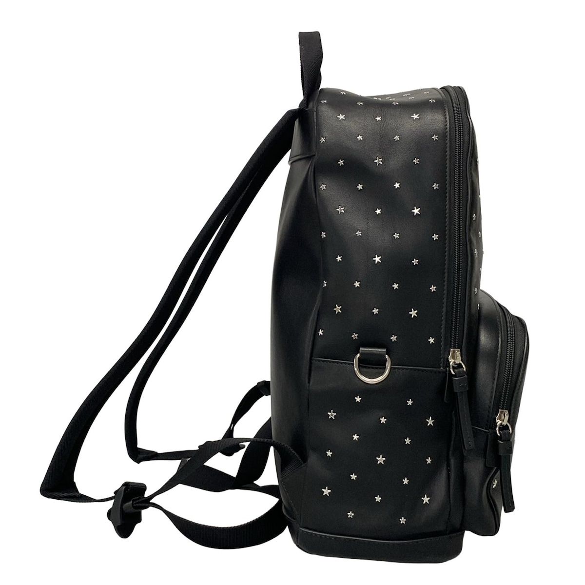 JIMMY CHOO(ジミーチュウ) リュックサック - 黒 スタッズ/スター(星