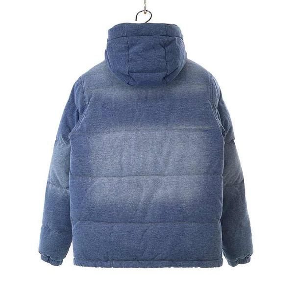 RonHermanロンハーマンフーデッドデニムダウンジャケットインディゴ