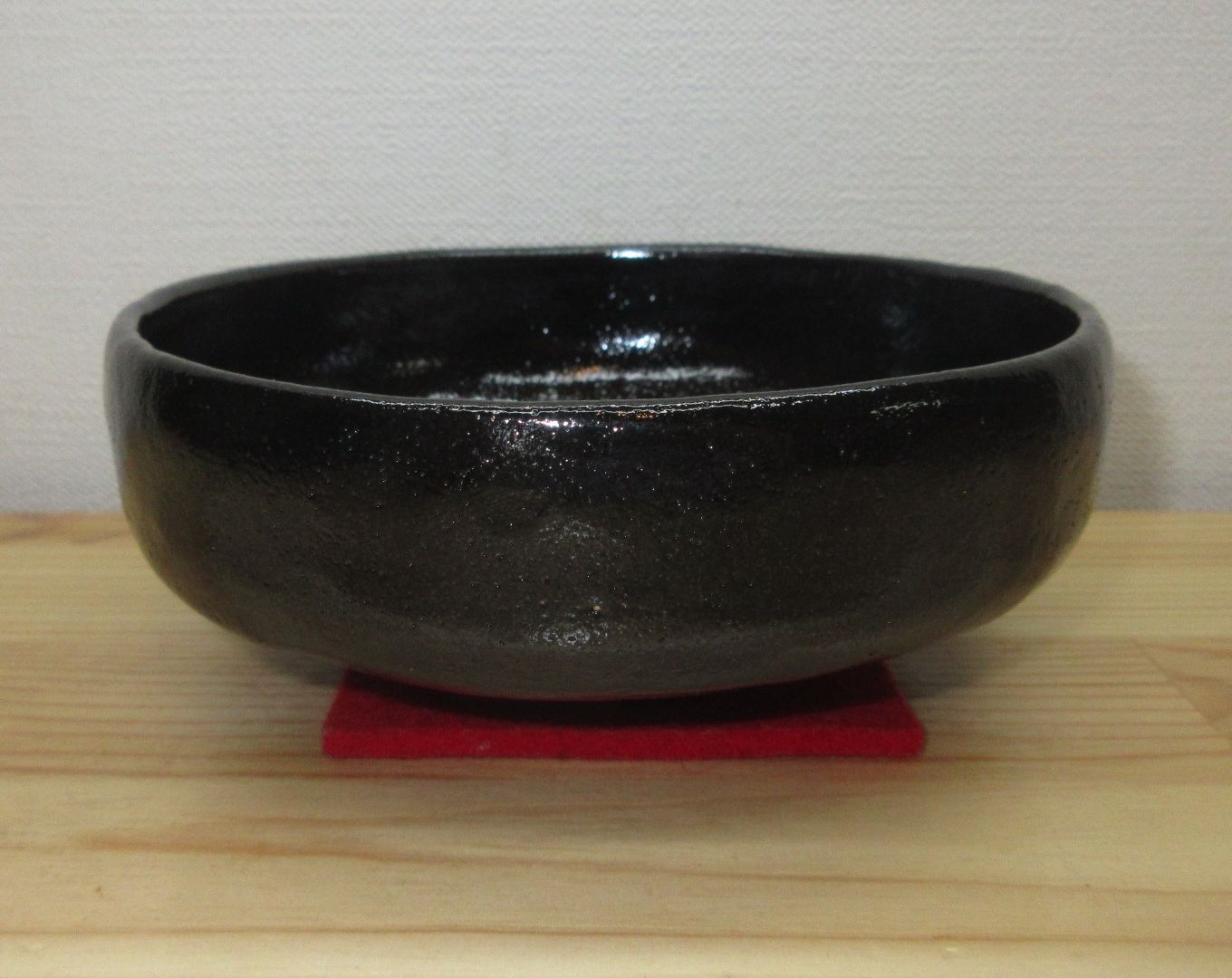 逢絢亭 茶道具 馬盥茶碗 楽焼 黒楽 松楽窯 紙箱入り