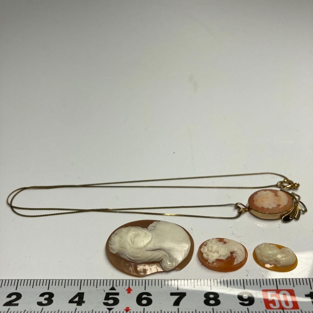 本シェルカメオ7点　32g 東H6-0215ア③ 本シェルカメオ7点 32g 東H6-0215ア③ - メルカリ