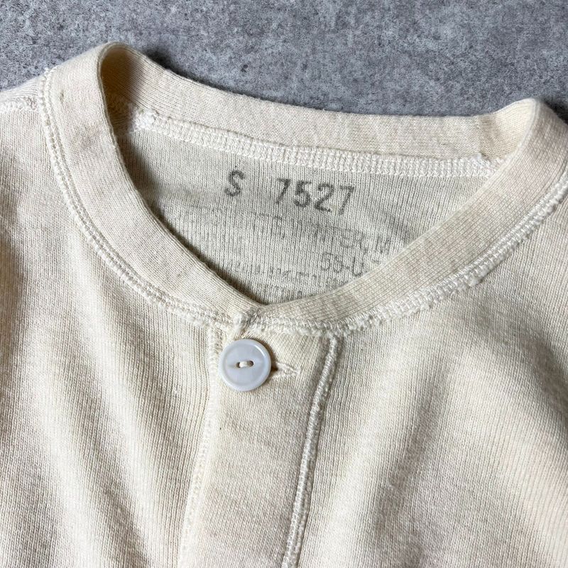 50s US ARMY 米軍実物 M-1950 ヘンリーネック アンダーウェア M