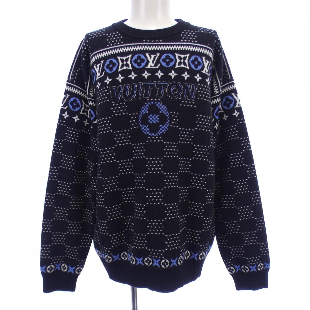 本物 極美品 ルックブック掲載 ルイヴィトン Vデザイン セーター XXL ルイヴィトン LOUIS VUITTON ニット - メルカリ