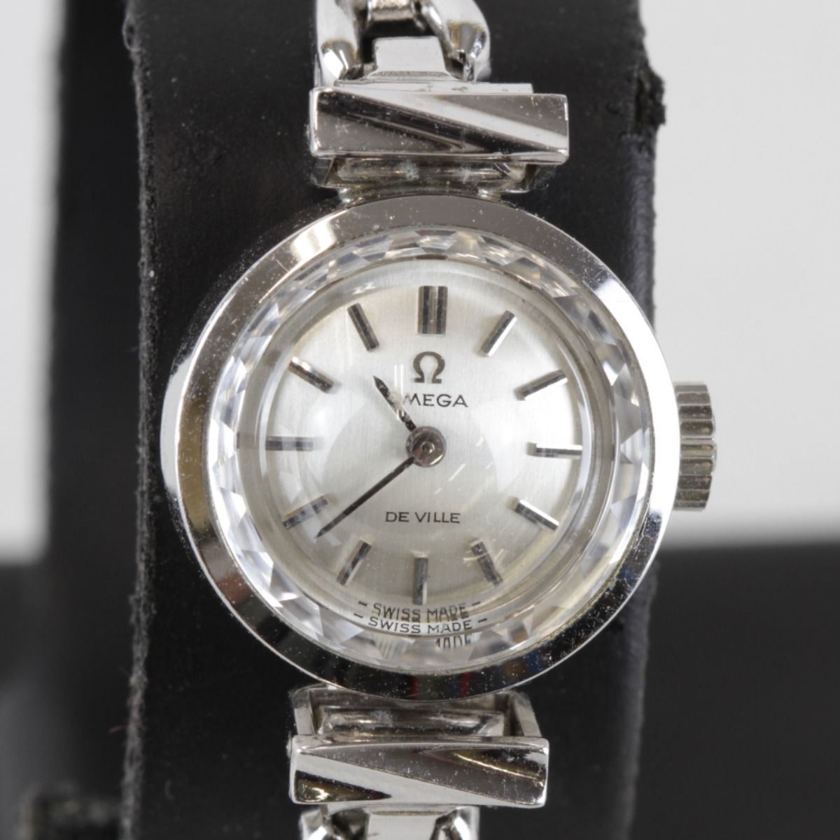 稼働OMEGA 銀無垢925 スターリングシルバーデビル手巻きオメガ