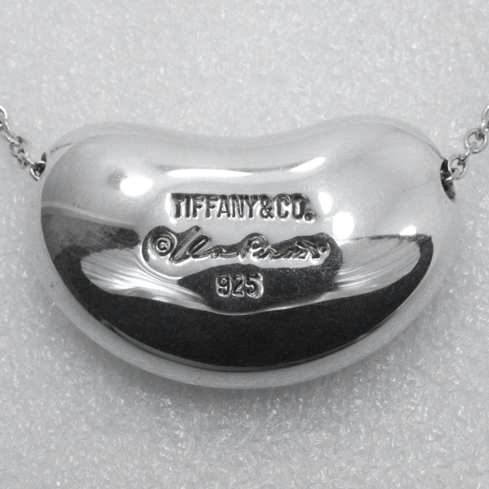 美品 ティファニー ネックレス ビーン シルバー 925 エルサペレッティ TIFFANY&Co.】ティファニー ビーン エルサ・ペレッティ シルバー