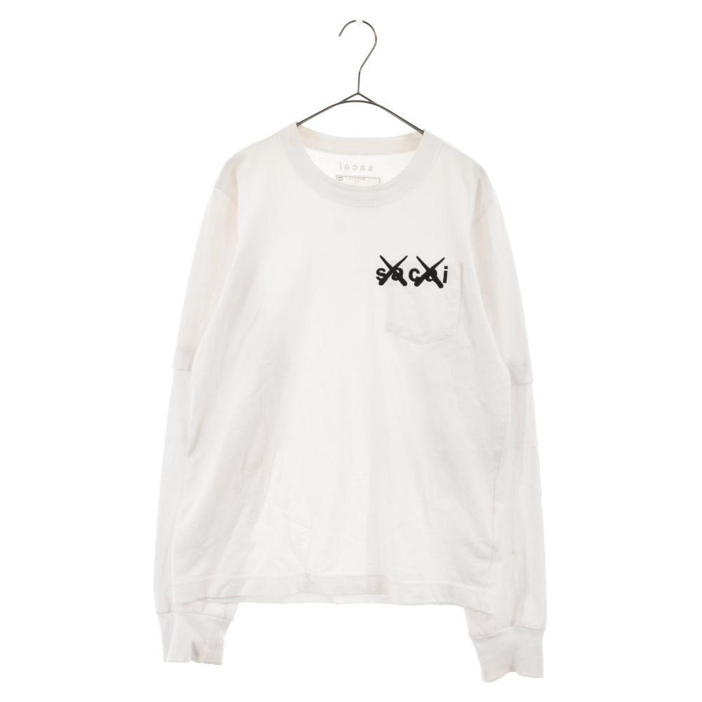sacai KAWS Embroidery Long Sleeve T 【公式通販】