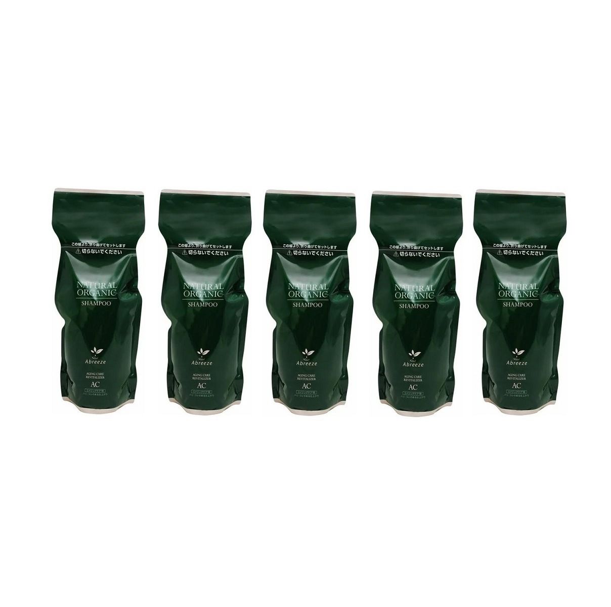 【5個セット】パシフィックプロダクツ アブリーゼ ナチュラルオーガニック シャンプー AC 600ml レフィル