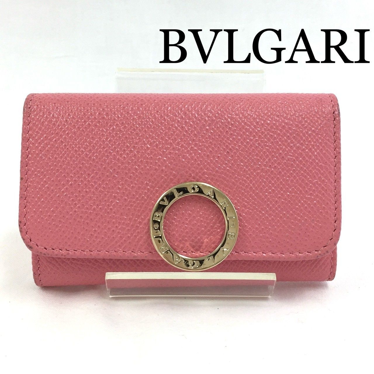 BVLGARI ブルガリ ピンク キーケース IC-0065 - メルカリ