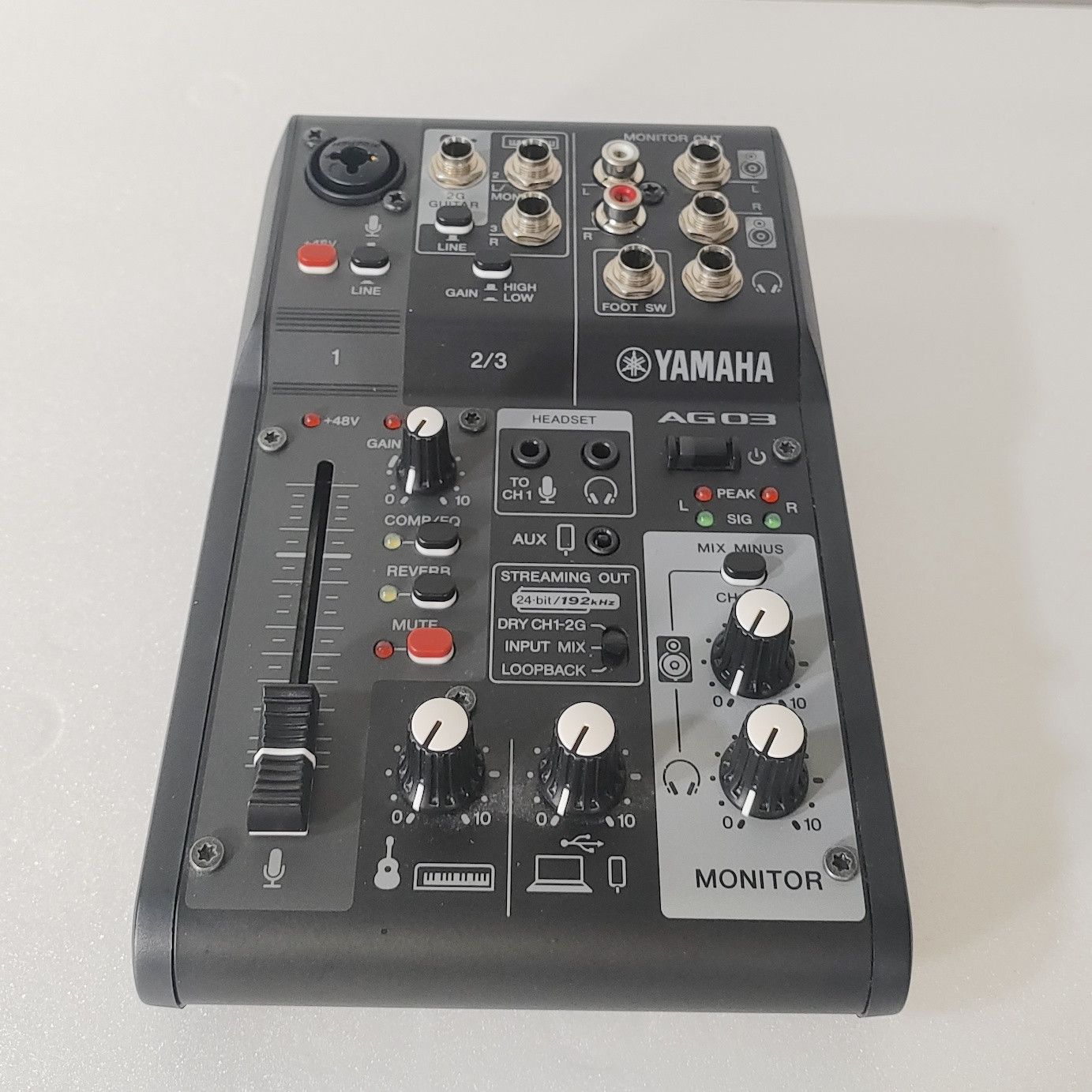 ヤマハ オーディオインターフェース AG03 MK2 YAMAHA (ヤマハ) オーディオインターフェイス AG03 MK2