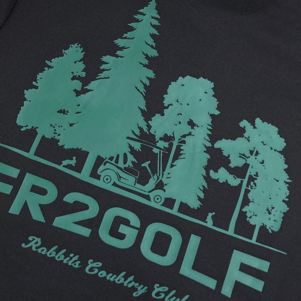 サイズ：S FR2 GOLF エフアールツーゴルフ  長袖ポロシャツ  ブラック系 [240101428937] ゴルフウェア メンズ ストスト サイズ：S FR2 GOLF エフアールツーゴルフ 長袖ポロシャツ