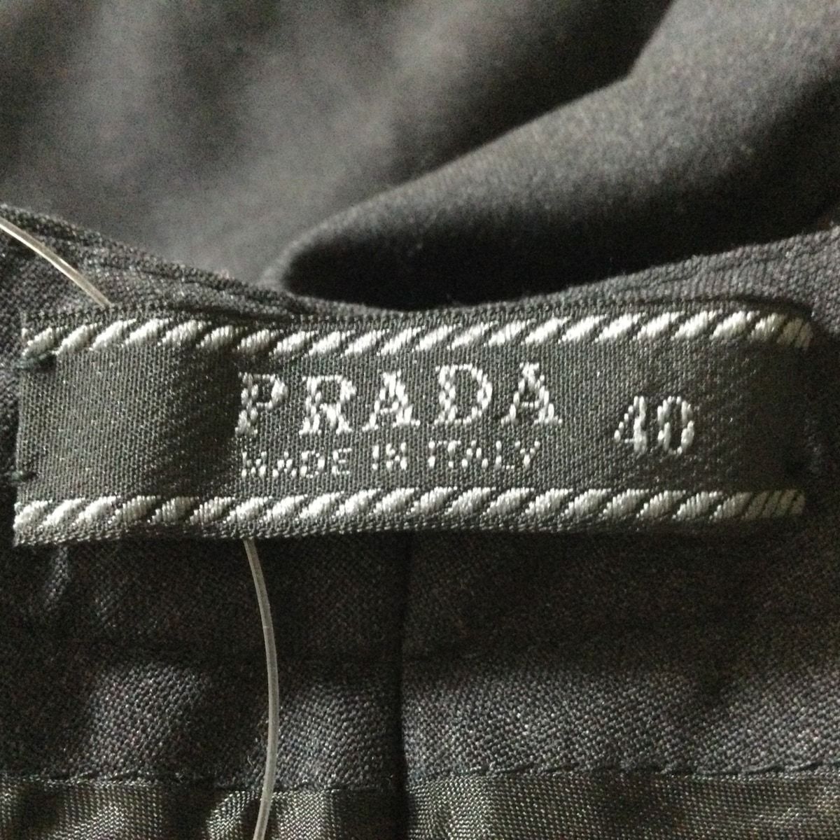 PRADA(プラダ) パンツ サイズ40 M レディース - ダークグレー フルレングス