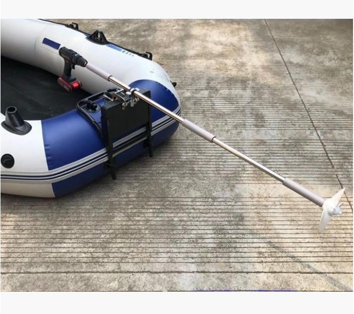 プロペラ船外機リチウム電池手持ちプロペラ空気入り船オークカヤックプラスチックフックドリルパドル