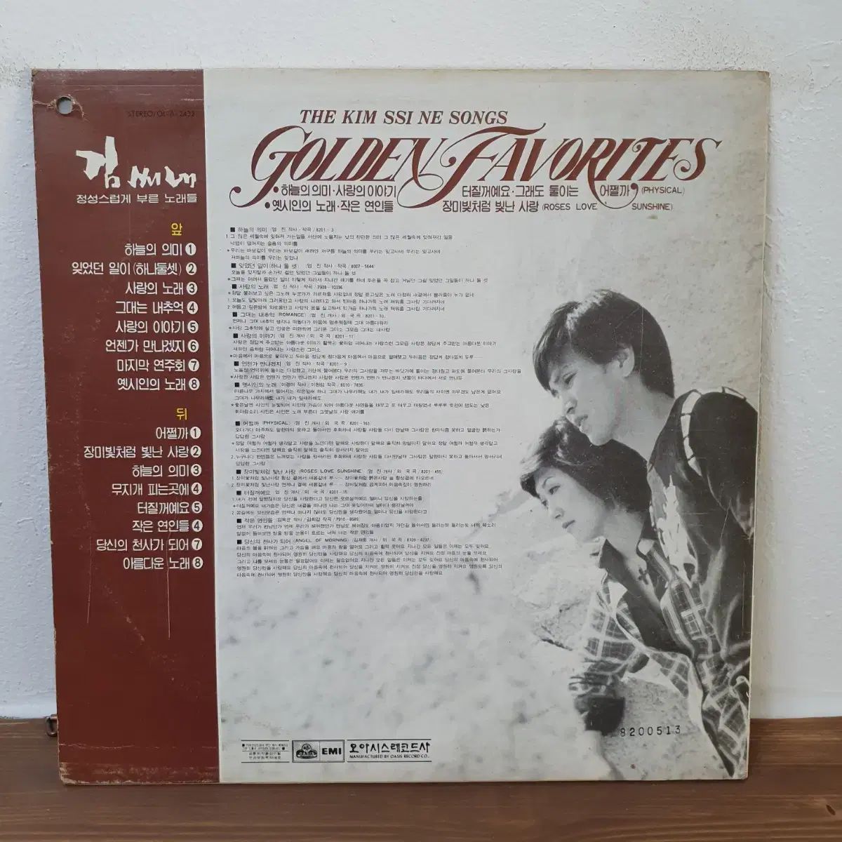 キム シネ 心を込めて歌った 曲 LP 1982 早い 破裂します