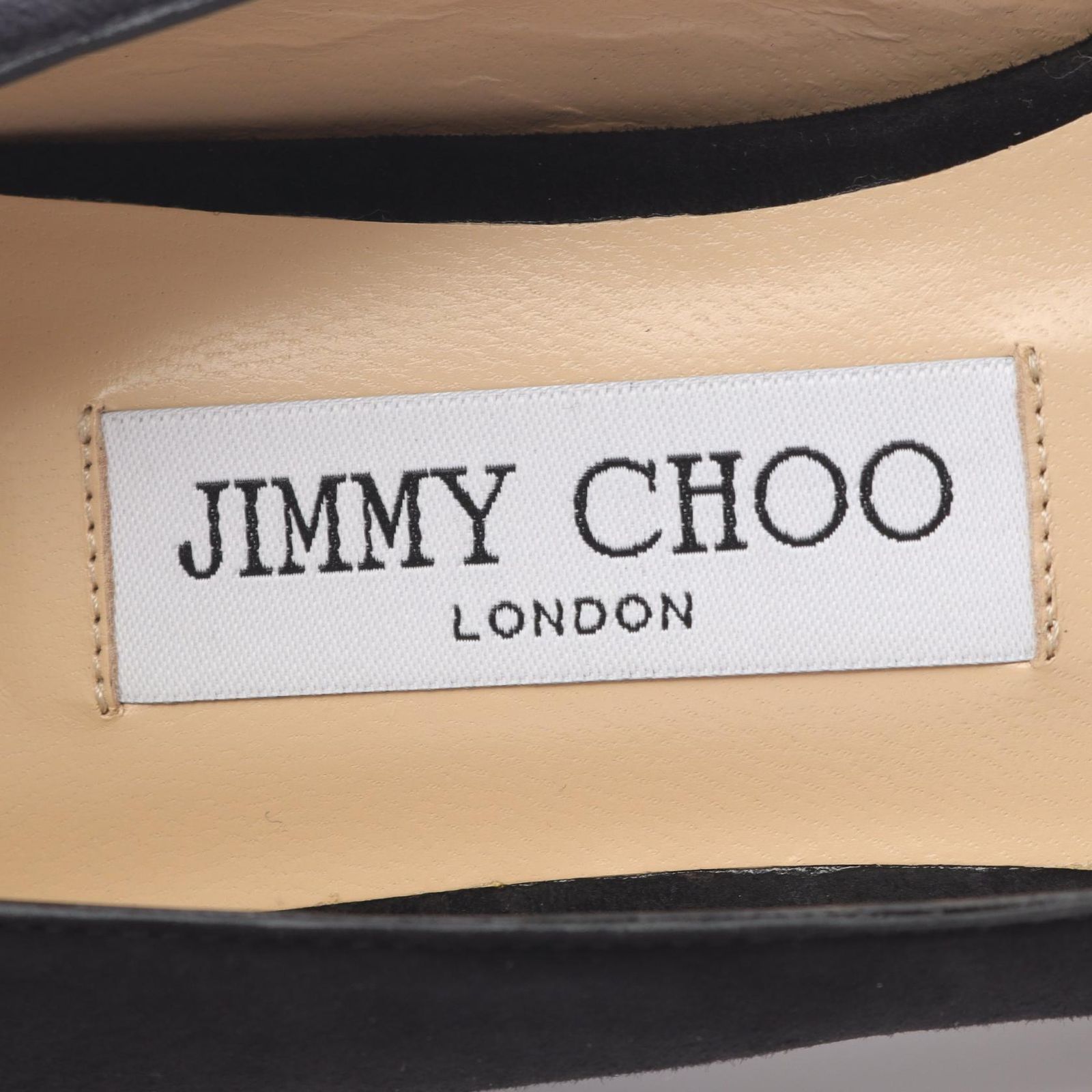 ジミーチュウ JIMMY CHOO LOVE FLAT JCロゴ ブラック スウェード