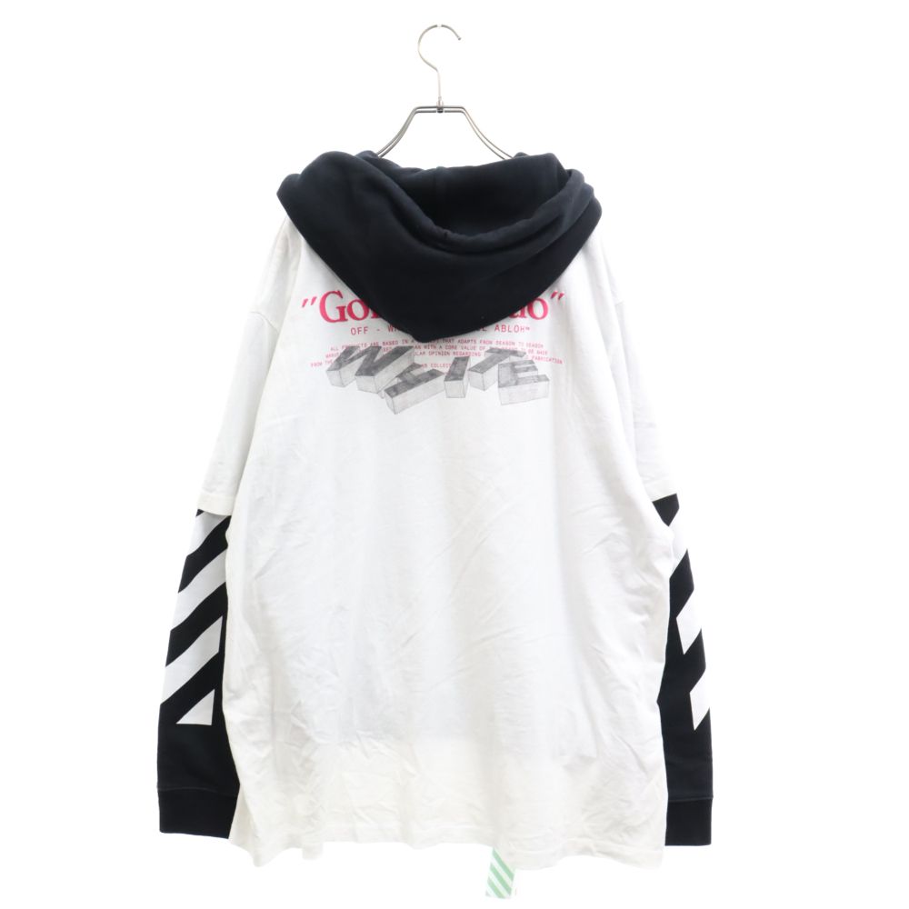 OFF-WHITE (オフホワイト) 20SS Golden Ratio Double Tee Hoodie  