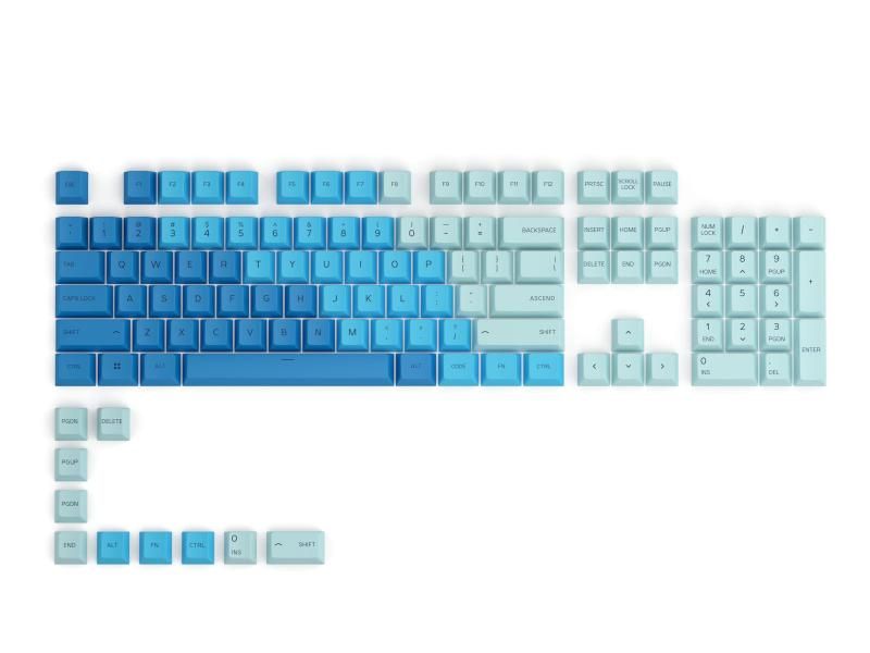 Glorious PBT Caribbean Ocean Key Caps メカニカルキーボード用 114キーキャップセット GLO-KC-GPBT-CO KB678