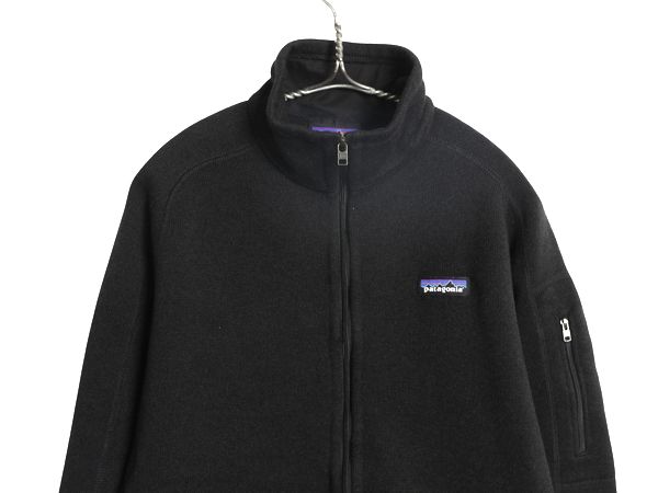 なクーポン配布中! パタゴニア ベターセーター ジャケット レディース L 古着 20年製 アウトドア 裏起毛 フリース セーター フルジップ ブルゾン トップス 黒