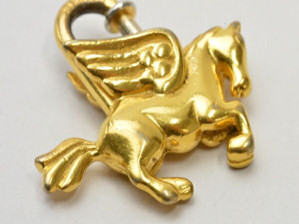 エルメス ペガサス カデナ チャーム シルバー金具 1993限定 HERMES