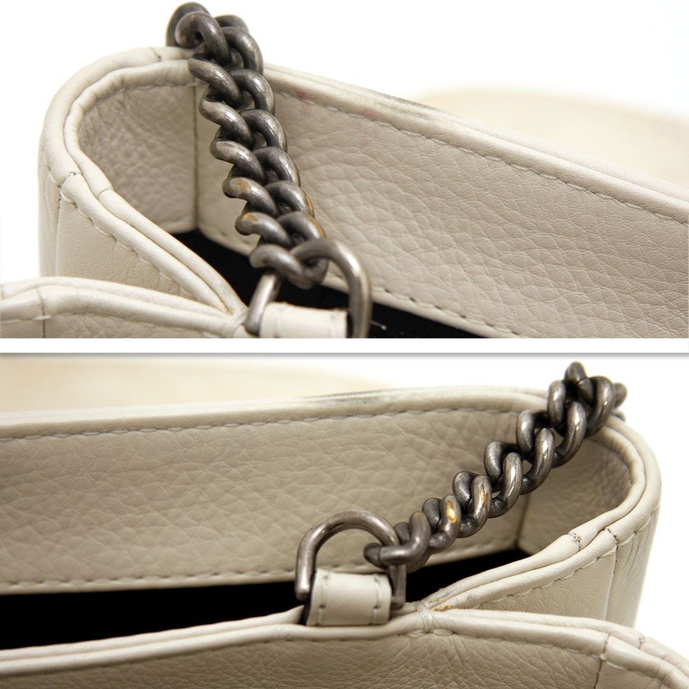良品 CHANEL シャネル ショルダーバッグ アーキシック フラップ チェーンショルダー アイボリー イタリア製 レザー ココマーク coco レディース 中古 CHANEL（シャネル） ショルダーバッグ アーキシック フラップ チェーン