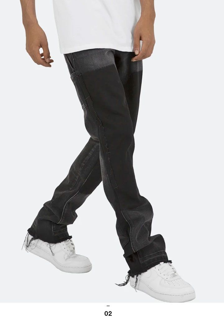 ミニマル Mnml 30インチ デニム ジーンズ ブラック mnml ミニマル B119