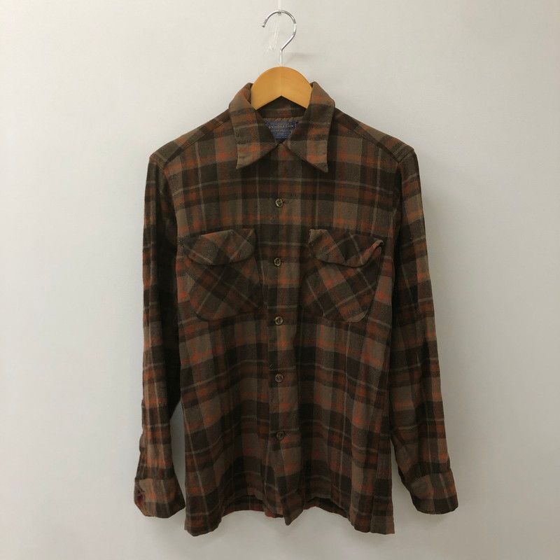 品 PENDLETON ペンドルトン 70’s WOOL BOARD SHIRT VINTAGE 70年代 ウール ボードシャツ 長袖 トップス ヴィンテージ 145-250604-kk-20-tei
