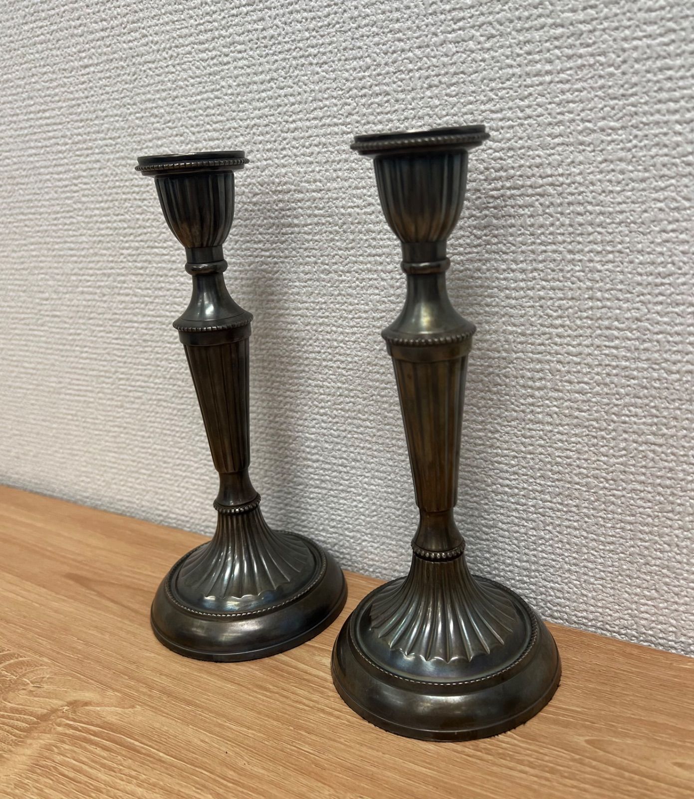 フランスアンティーク／ヴィンテージキャンドルスタンド燭台3灯 3灯
