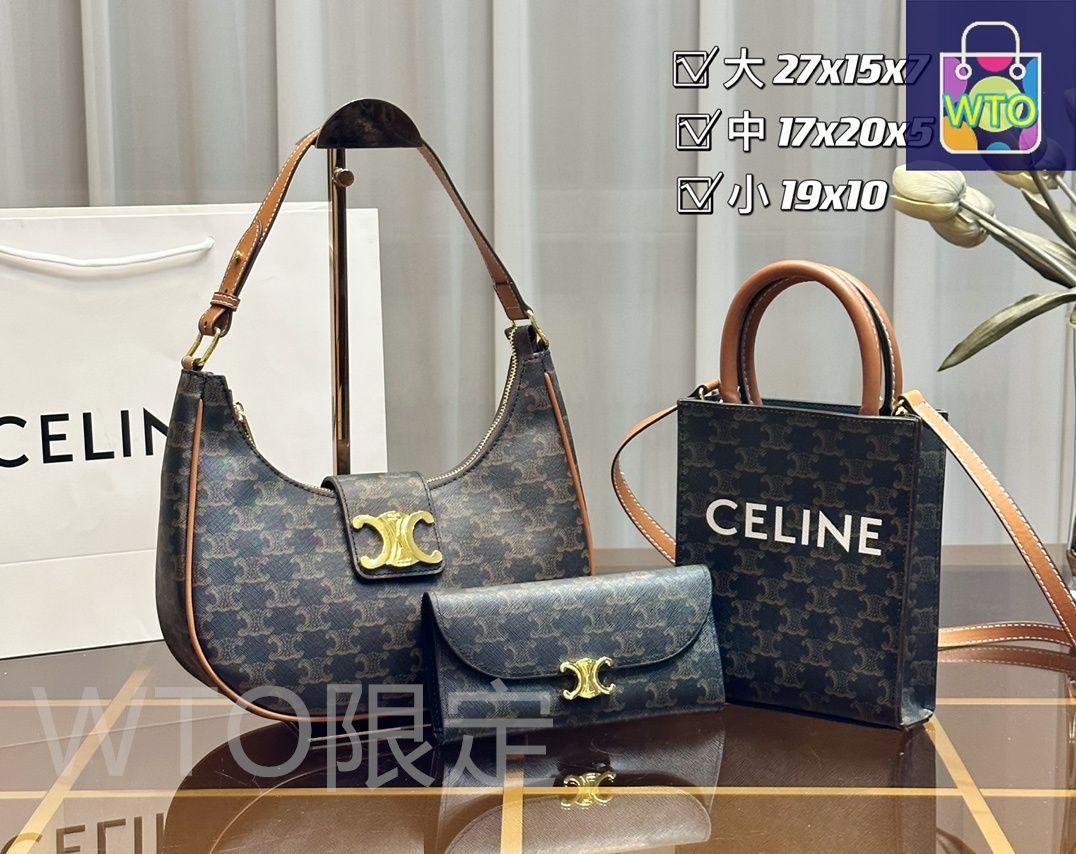 5/10でメルカリを辞めるので最終値下げ！人気　完売【超美品】CELINE 黒 美品CELINE 黒 レザー 三つ折り財布 - メルカリ