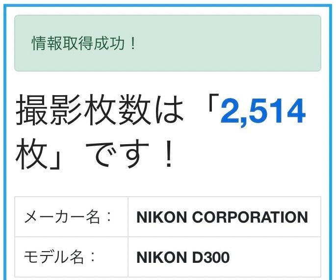 ☆極上品☆ショット数2,514☆Nikon D300 ボディ - リミレス 中古カメラ