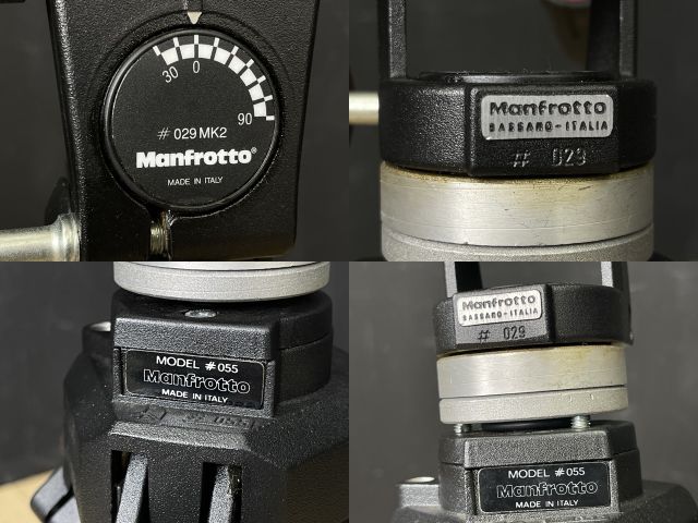 三脚 雲台セット 【中古】 Manfrotto マンフロット #055 PROFESSIONAL