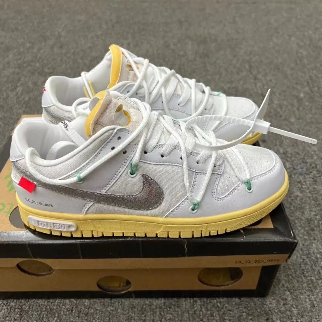 オフホワイト × ナイキ ダンク ロー 1 OF 50 ホワイト 1 OFF-WHITE × NIKE DUNK LOW 1 OF 50 WHITE 1